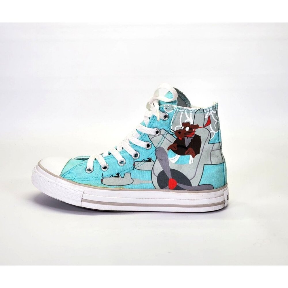 Rare Converse Kids Chuck Taylor All Star Aqua Dog Airplane Size 3 1803 - Picture 6 of 13